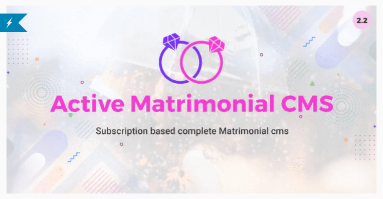 Active Matrimonial CMS v2.2 NULLED - CMS сайта знакомств