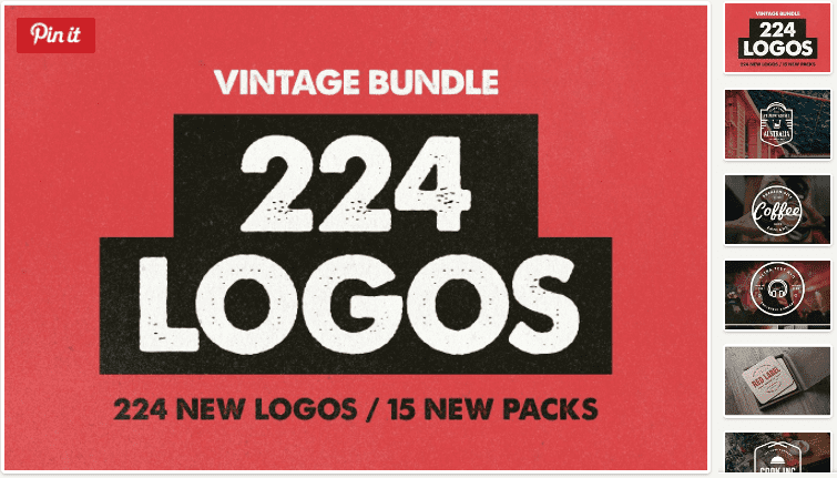 VINTAGE BUNDLE 224 Logos