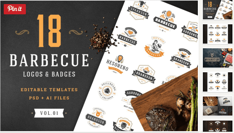 18 Barbecue Logos and Badges (2018)