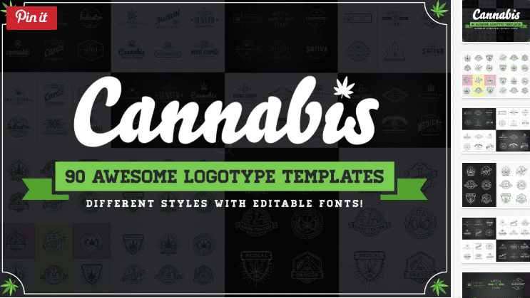 Awesome Cannabis Logotype Templates (2018)