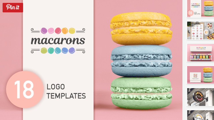 Macarons Logo set (2017)