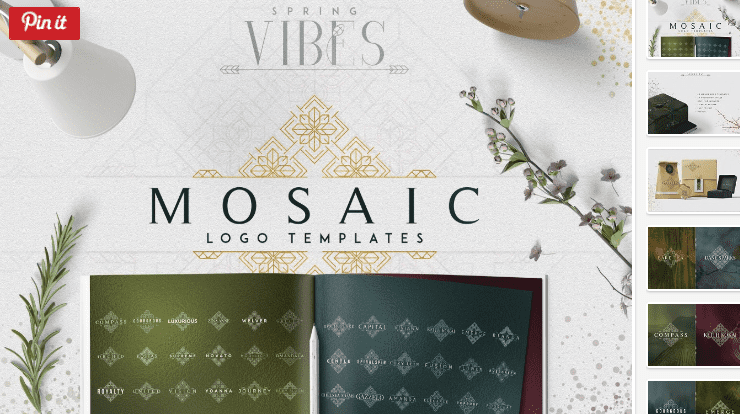 [Spring Vibes] 40 Mosaic Logos (2018)