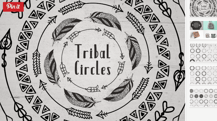 63 Tribal Circles. Logo