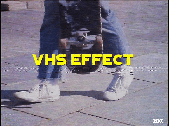 VHS EFFECT ACTION BY 2Ø7ART (2017)