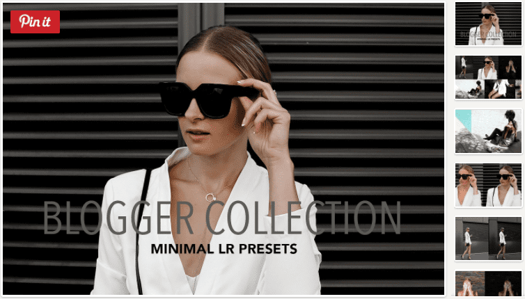 Minimal blogger lightroom presets (2017)