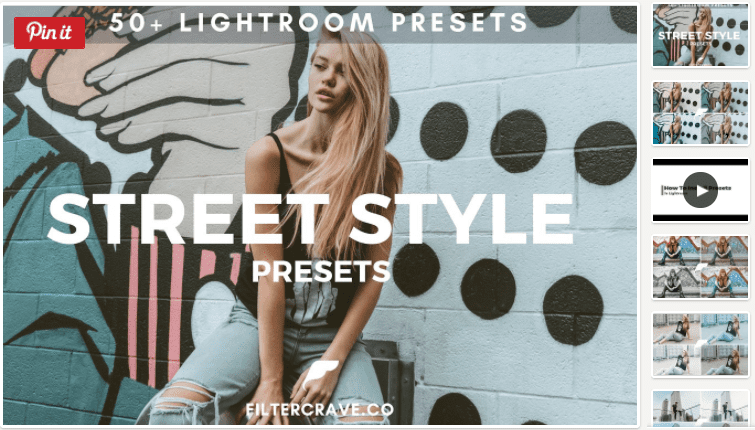 50  Street Style Lightroom Presets I (2017)