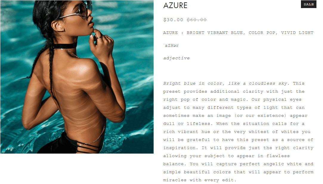 AZURE Lightroom Presets - Keith (2018)