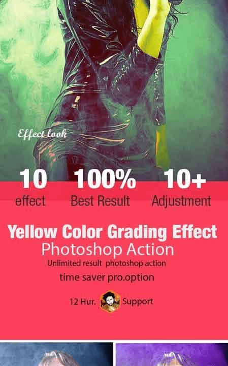 Yellow Color Grading Effect (2018)