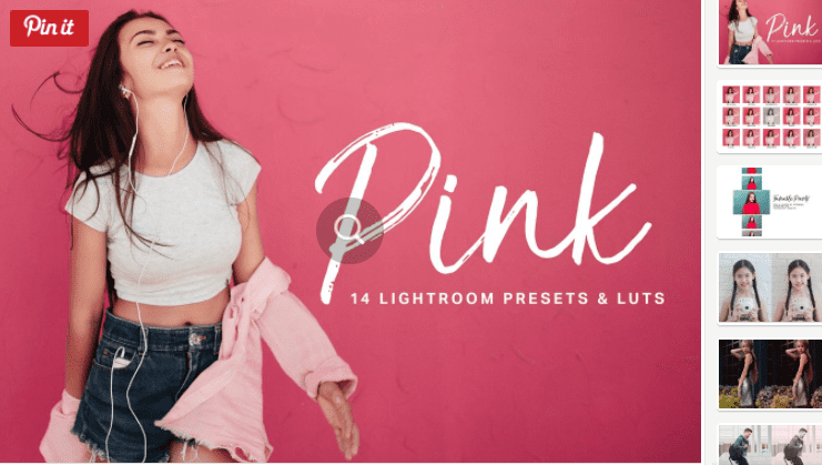 Pink Lightroom Presets and LUTs (2018)