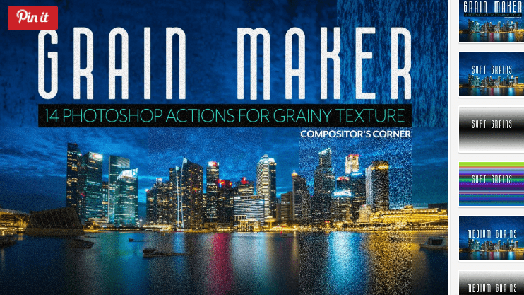 14 Photoshop Grain Texture Actions (2018)