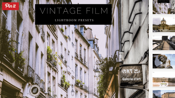 Vintage Film Lightroom Presets (2018)