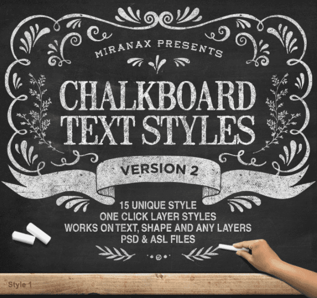 New Chalkboard Text Effects Vol.2 (2014)