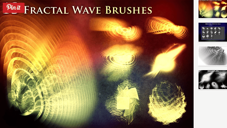 13 Fractal Wave Brushes (2018)