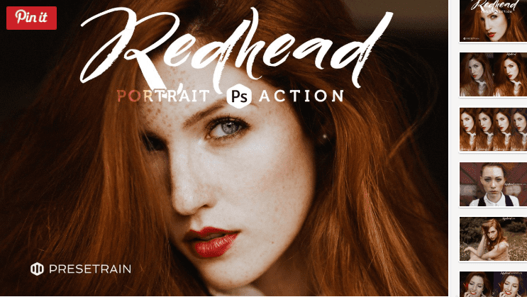 Redhead Photoshop Action (2016)