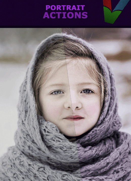 Portrait Actions I - Photoshop Actions (2016)