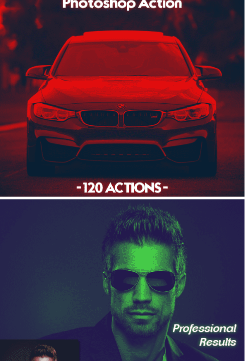 120 Duotone Photoshop Actions (2016)