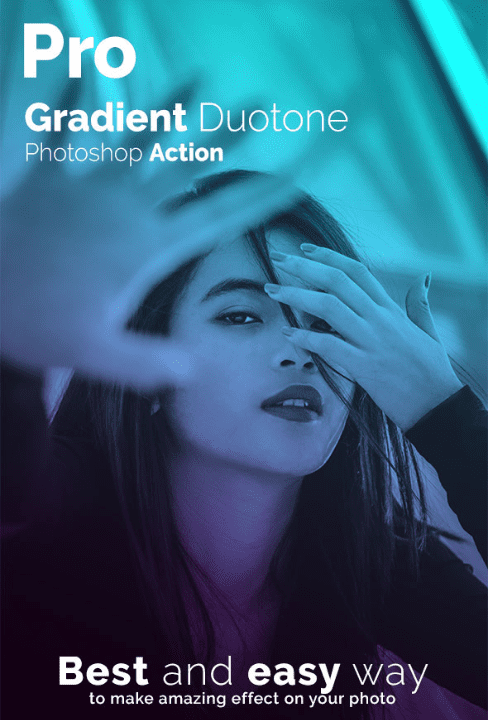 Pro Gradient Duotone Photoshop Action (2018)