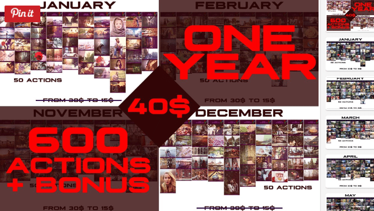 600  Photoshop Actions   BONUS (2018)