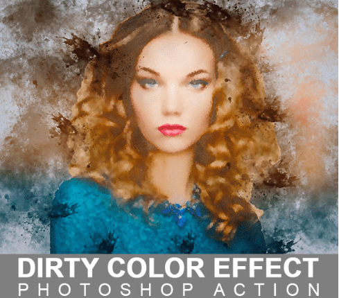 Dirty Color Effect Photoshop Action (2018)