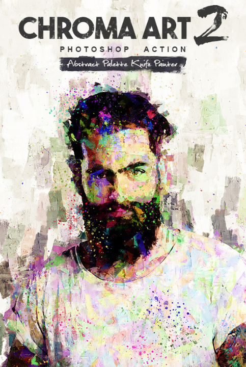 Chroma Art 2 Photoshop Action (2018)