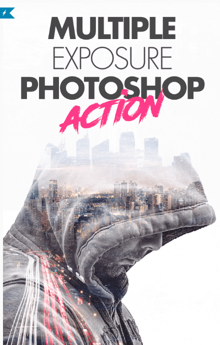 Multiple Exposure Photoshop Action (2018)