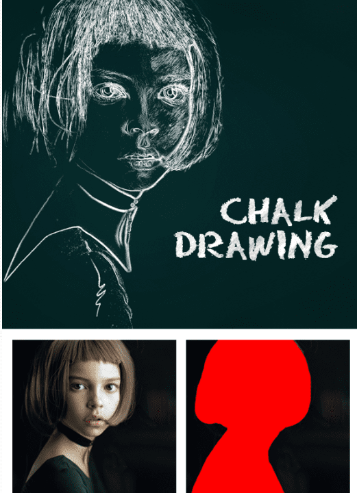 Chalk Drawing PS Action (2018)
