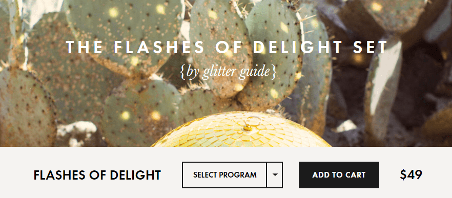 The Flashes of Delight Set Lightroom