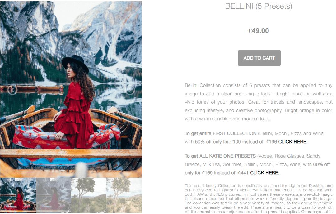 BELLINI (5 Presets) Mobile