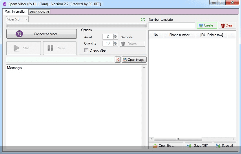 SpamViber v2.2 [PC-RET]