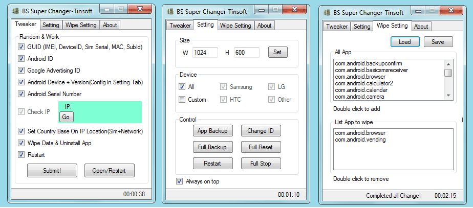 BlueStacks BS Super Changer 3.9.3.1 (Reation Rate Solution Setup 3.0) Cracked