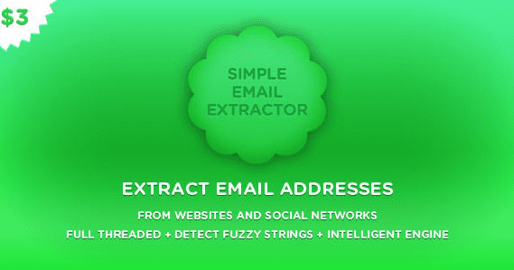 Simple Email Extractor v2.4 - программа для извлечения адресов электронной почты