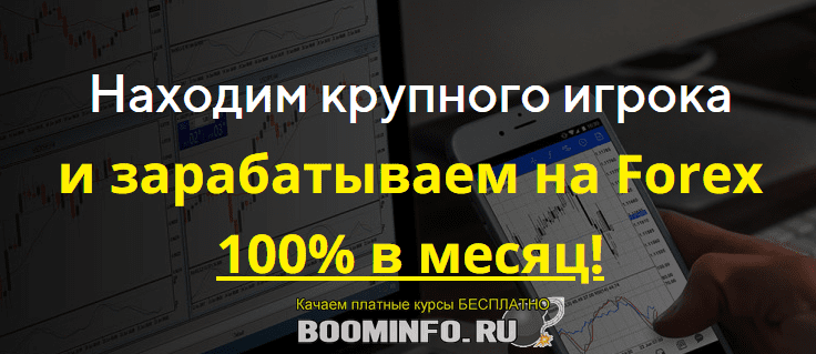 [Антон Бергов] Находим крупного игрока и зарабатываем на Forex 100% в месяц!