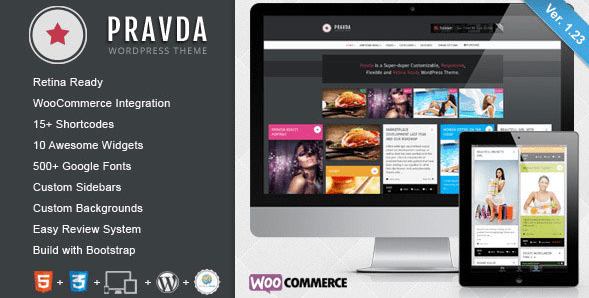[WP] Pravda - WordPress Theme