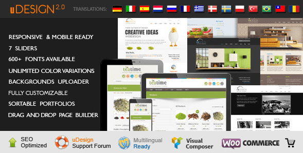 [WP] uDesign - Responsive WordPress Theme
