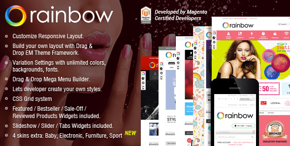 [WP] Gala RainBow - Premium тема для WP от Themeforest