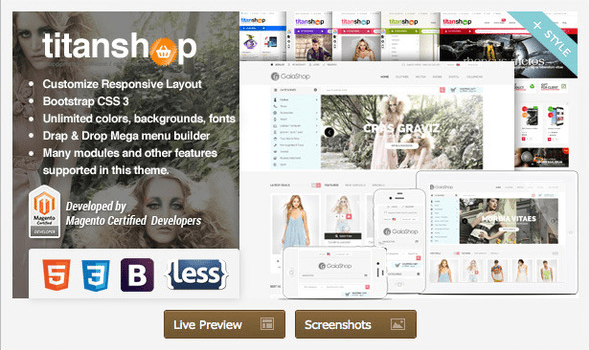 [WP] Gala TitanShop - Premium тема для WP от Themeforest
