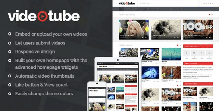 [WP] VideoTube v1.3.4.4.2 — премиум тема для видеопорталов WordPress
