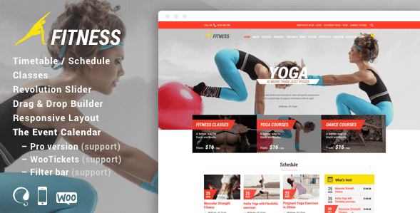 [WP] Fitness Sport Gym Responsive Theme