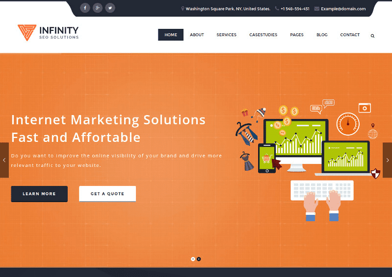[WP] Infinity v1.0 - High Performance WordPress SEO Theme
