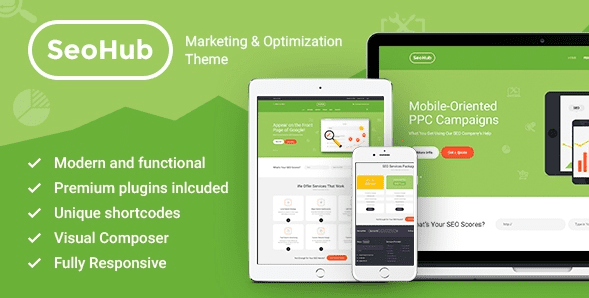SEOHub v1.5 - seo/маркетинг шаблон для WordPress