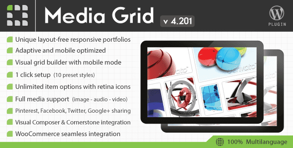 Media Grid v4.1 - WordPress Responsive Portfolio