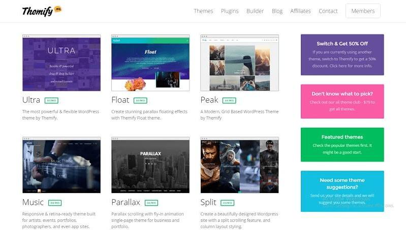 TheMify MegaPack - сборник шаблонов и плагинов для WordPress