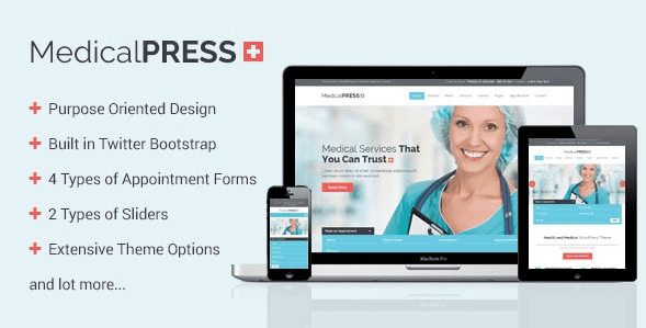 MedicalPress v1.5.1 - медицинский шаблон для WordPress