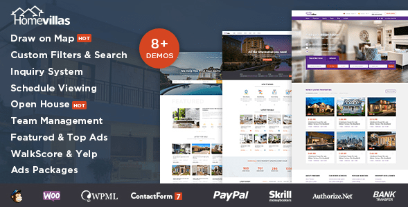Home Villas v1.4 - шаблон недвижимости для WordPress