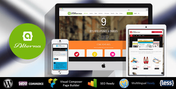 Alterna v9.9 - многофункциональный шаблон для WordPress