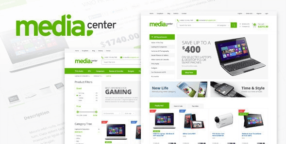 MediaCenter v2.6.2 — интернет магазин WooCommerce WordPress шаблон
