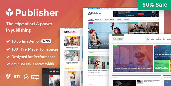 Publisher v1.8.1 - Журнал, блог, газета и обзор