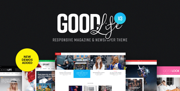 GoodLife v3.0.2 — шустрый многофункциональный шаблон