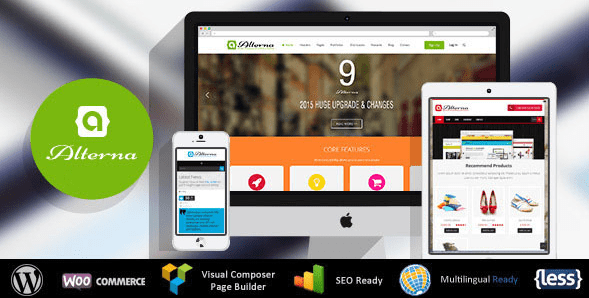 Alterna v9.10.6 - многофункциональный шаблон для WordPress
