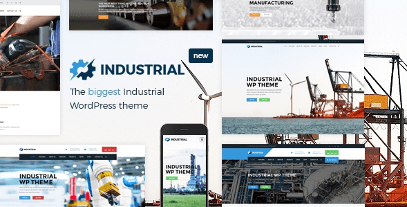 Industrial v1.1.0 — универсальный отзывчивый WordPress шаблон